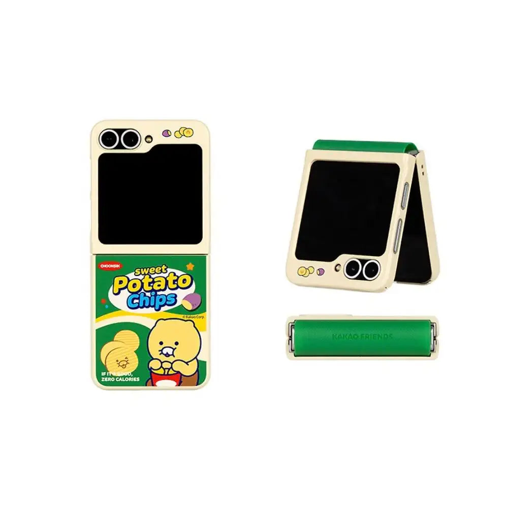 Kakao Friends - Choonsik Snack Magnetic Phone Case (Galaxy Z Flip6) - Kakao Friends - Phone Case - Harumio