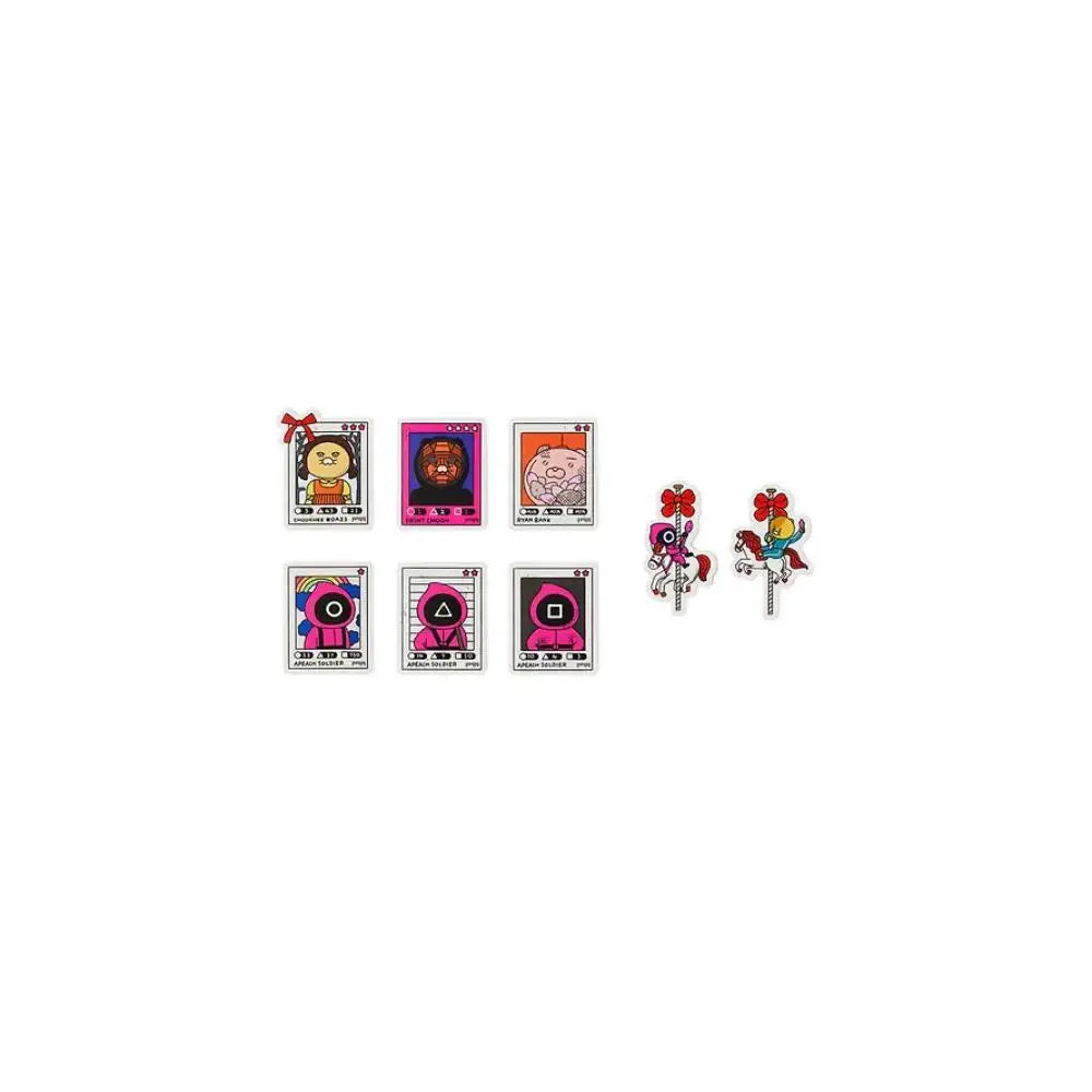 Netflix Squid Game 2 x Kakao Friends - Ryan & Choonsik Sticker Pack - Kakao Friends - Sticker - Harumio
