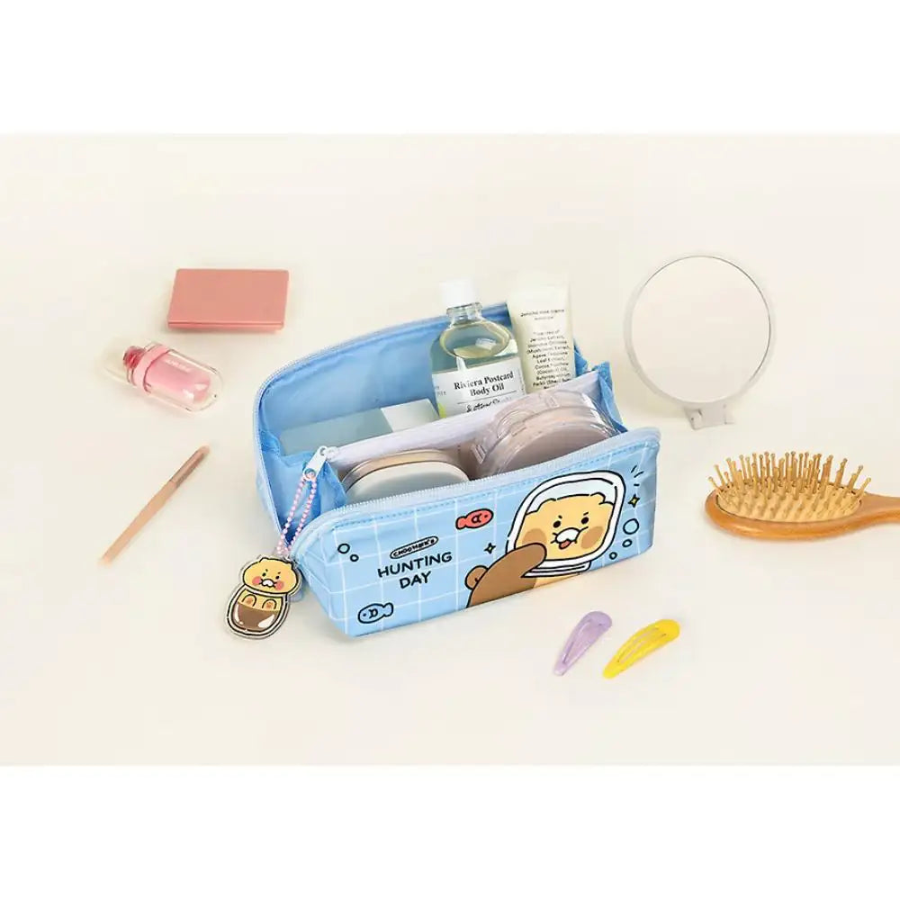 Kakao Friends - Choonsik Ordinary Partition Pouch - Kakao Friends - Pouch - Harumio