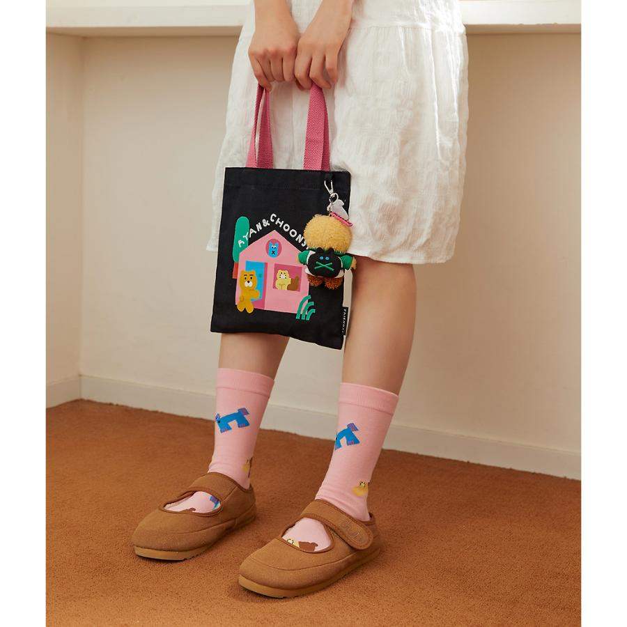 Daye Kim x Kakao Friends - Choonsik Pink Socks - Daye Kim x Kakao Friends - Socks - Harumio