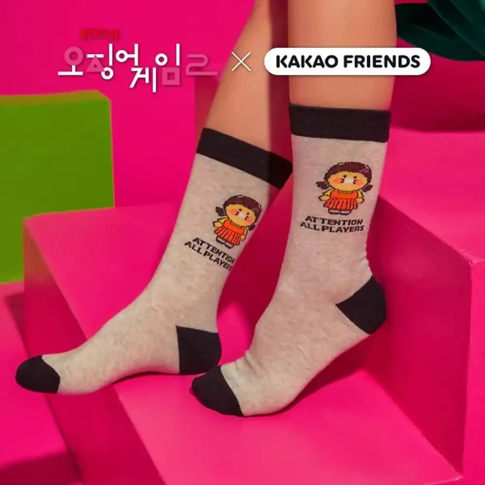 Netflix Squid Game 2 x Kakao Friends - Choonsik Socks - Kakao Friends - Socks - Harumio
