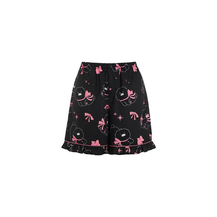 Kakao Friends - Black Choon Lovely Women's Pajamas (Choonsik)
