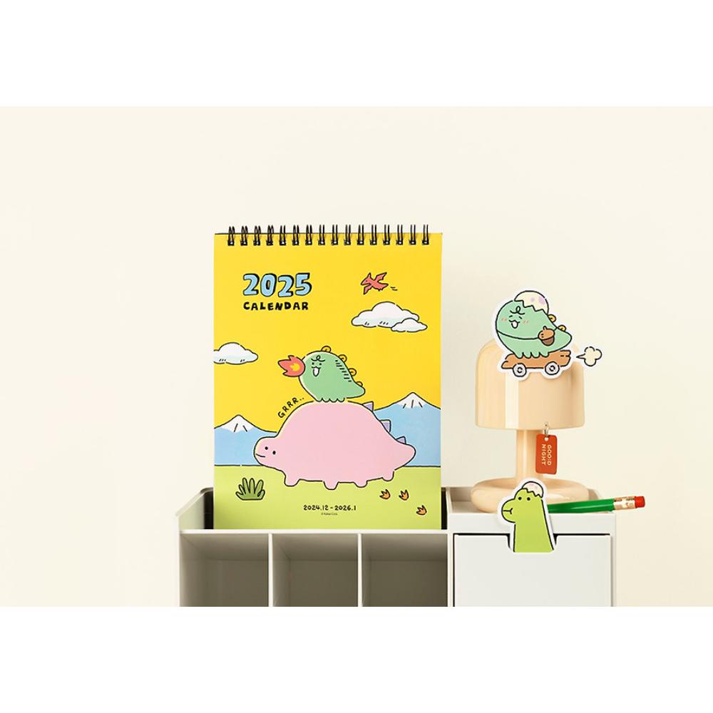 Kakao Friends - Jordi Dino 2025 Vertical Desk Calendar - Kakao Friends - Desk Calendar - Harumio