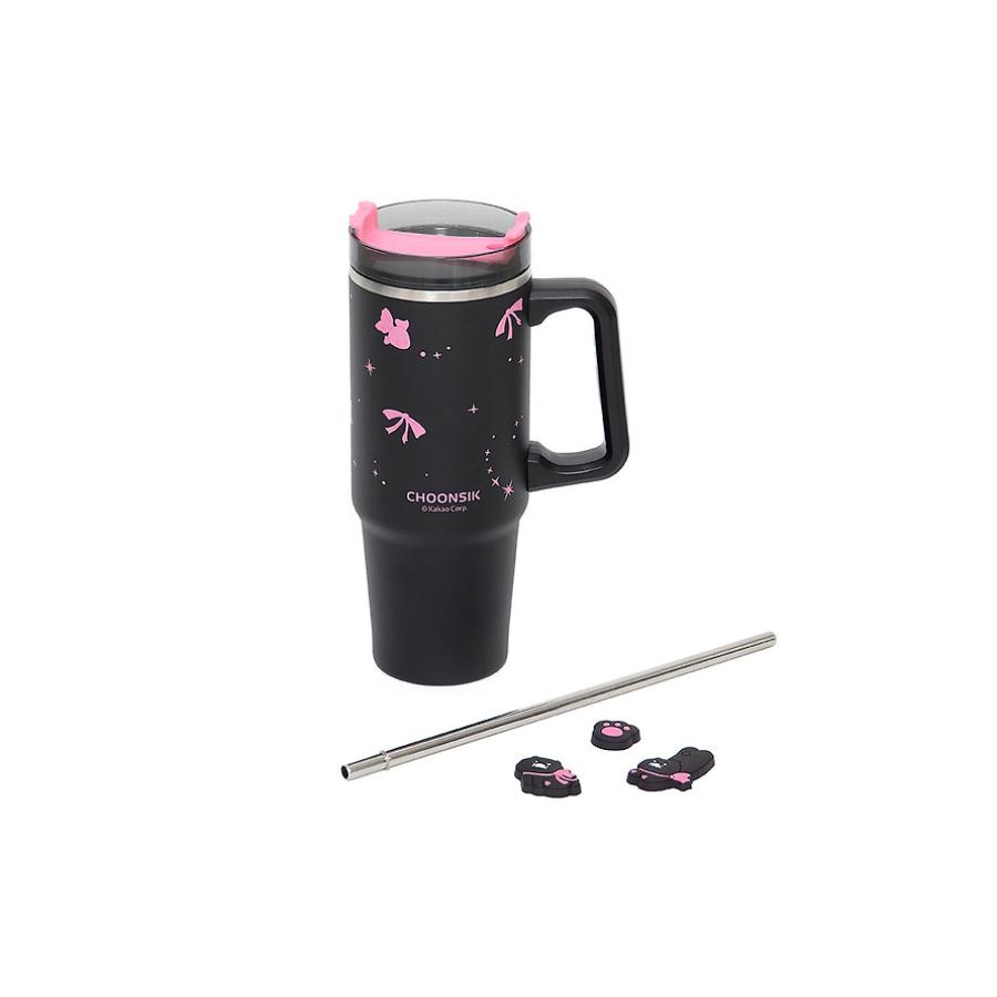 Kakao Friends - Black Choon Magnet Deco Tumbler