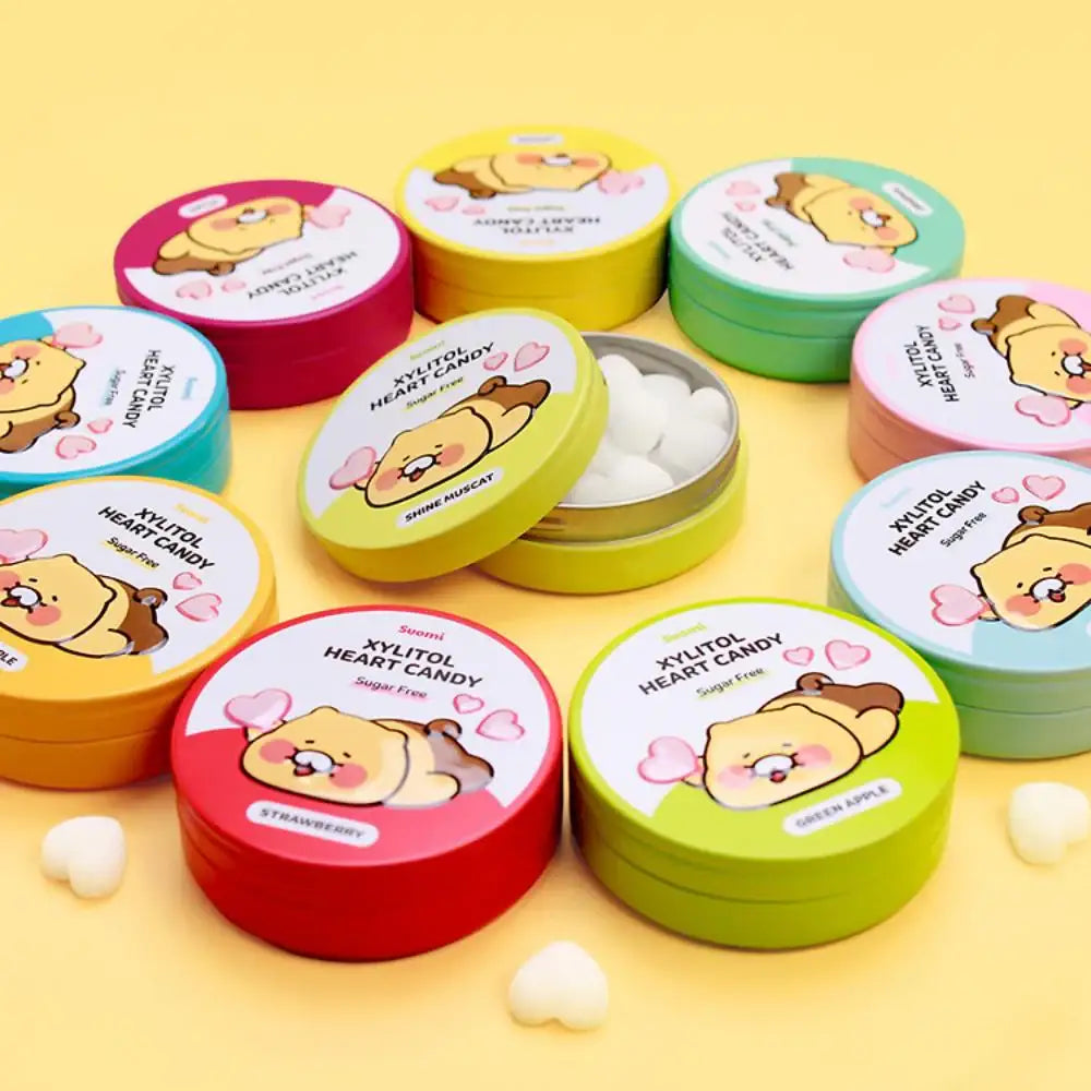 Suomi x Kakao Friends - Xylitol Heart Candy (Sugar-Free) - Kakao Friends - Supplements - Harumio