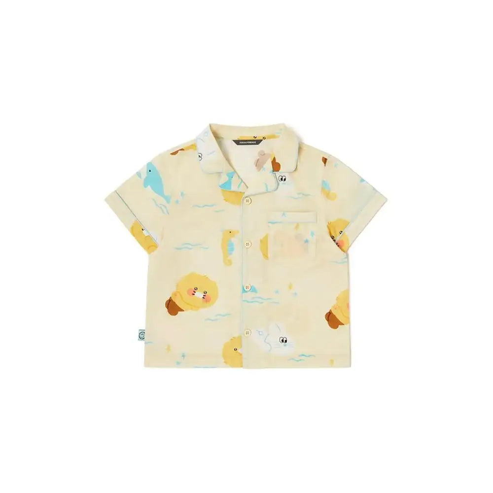 Apricot Studios x Kakao Friends - Choonsik Pajamas Set (Kids) - Kakao Friends - Pajamas - Harumio