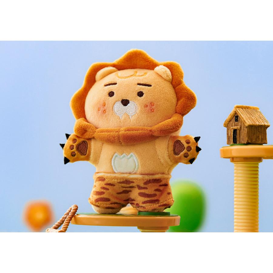 Kakao Friends - FRIENDZOO Lion Doll Keyring (Little Ryan)