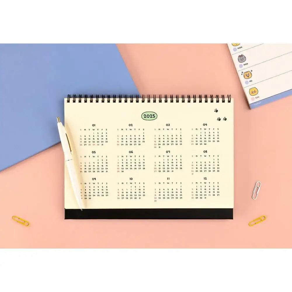 Kakao Friends - Choonsik 2025 Basic Desk Calendar - Kakao Friends - Desk Calendar - Harumio
