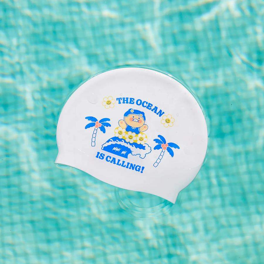 Wiggle Wiggle x Kakao Friends - Choonsik Swimming Cap - Wiggle Wiggle x Kakao Friends - Swimming Cap - Harumio