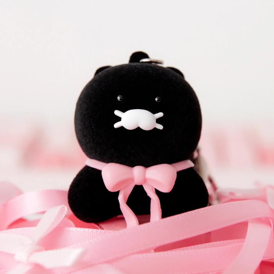 Kakao Friends - Black Choon Figure Keyring (Choonsik)