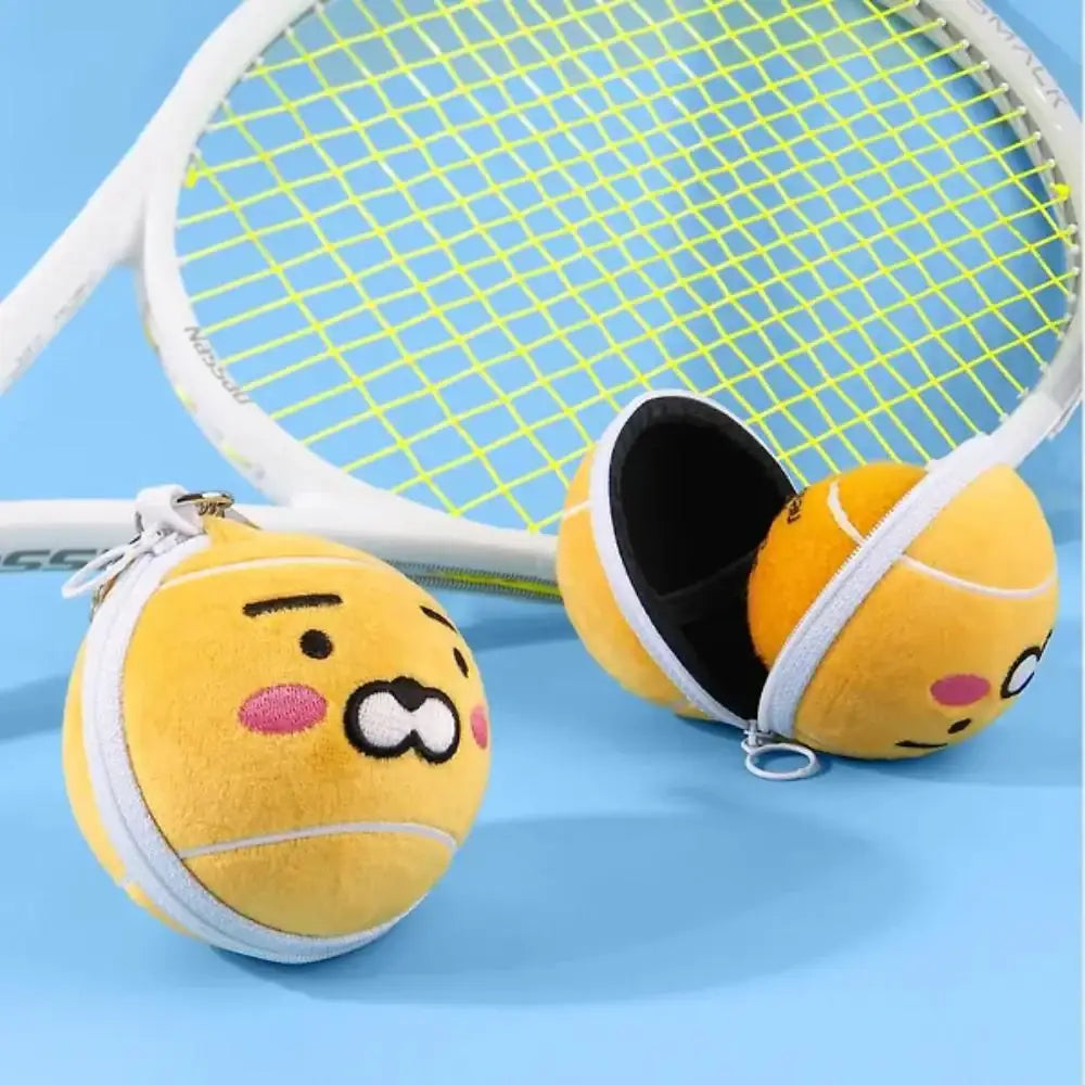 NASSAU x Kakao Friends - Face Tennis Ball Pouch Keyring - NASSAU x Kakao Friends - Keyring - Harumio