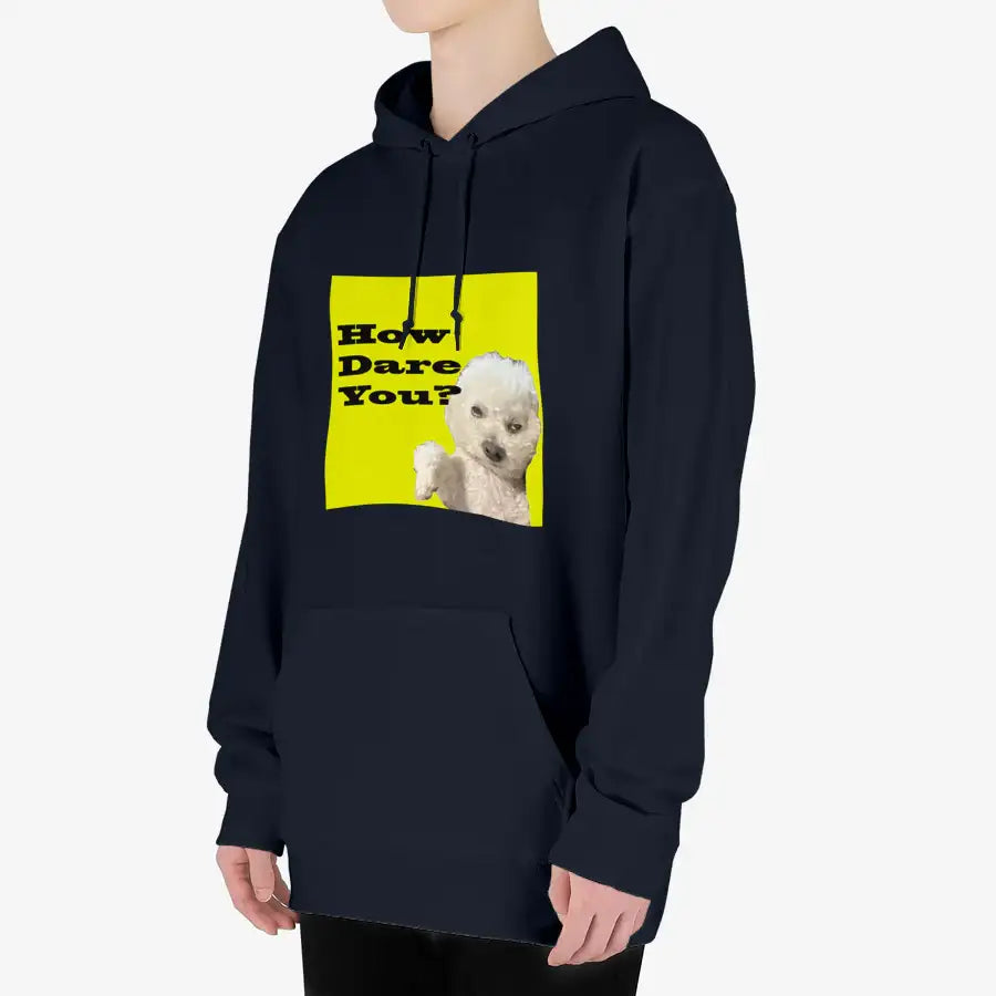 Useless Precious - How Dare You Hooded Sweatshirt - Marpple Shop - Hooded sweatshirt - Harumio