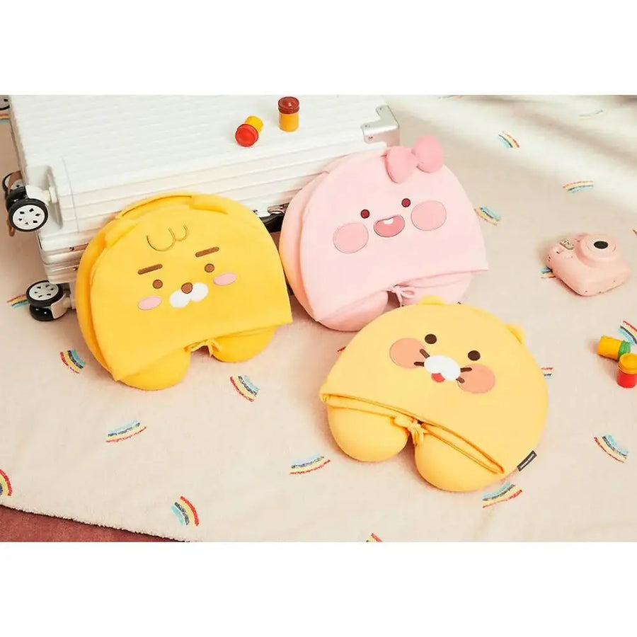 Kakao Friends - Little Friends Hooded Neck Pillow - Kakao Friends - Neck pillow - Harumio
