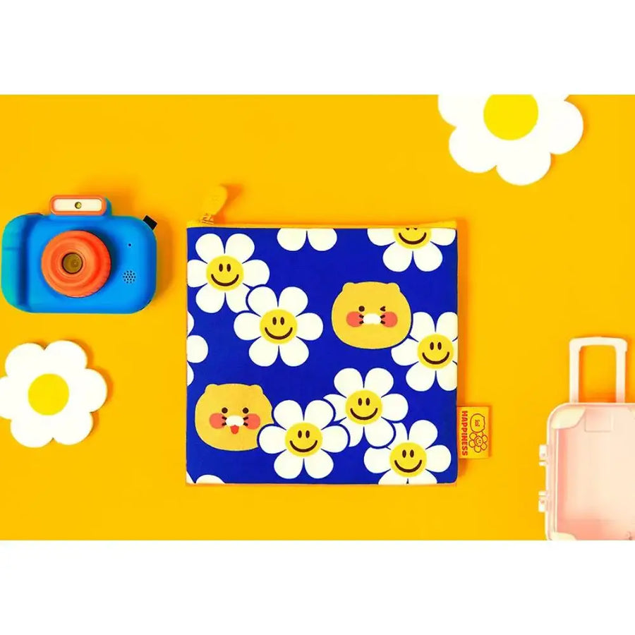 Kakao Friends x Wiggle Wiggle - Choonsik Flower Pouch - Kakao Friends - Home & Living, Accessories - Harumio