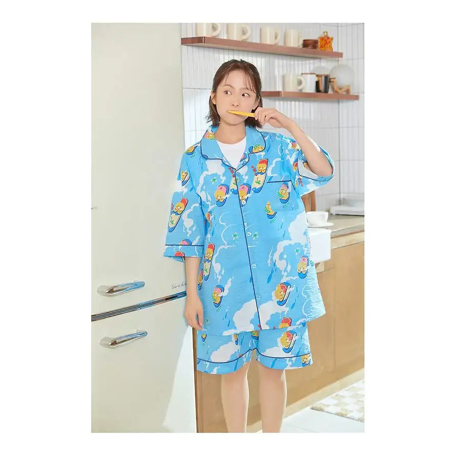 Kakao Friends - Choonsik Summer Holiday Cooling Pajamas Set - Kakao Friends - Pyjamas - Harumio