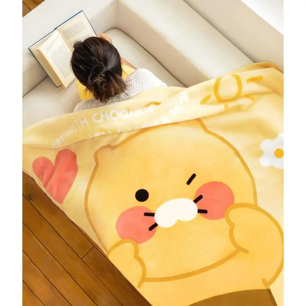 Kakao Friends - Choonsik Lovely Large Fleece Blanket - Kakao Friends - Blanket - Harumio