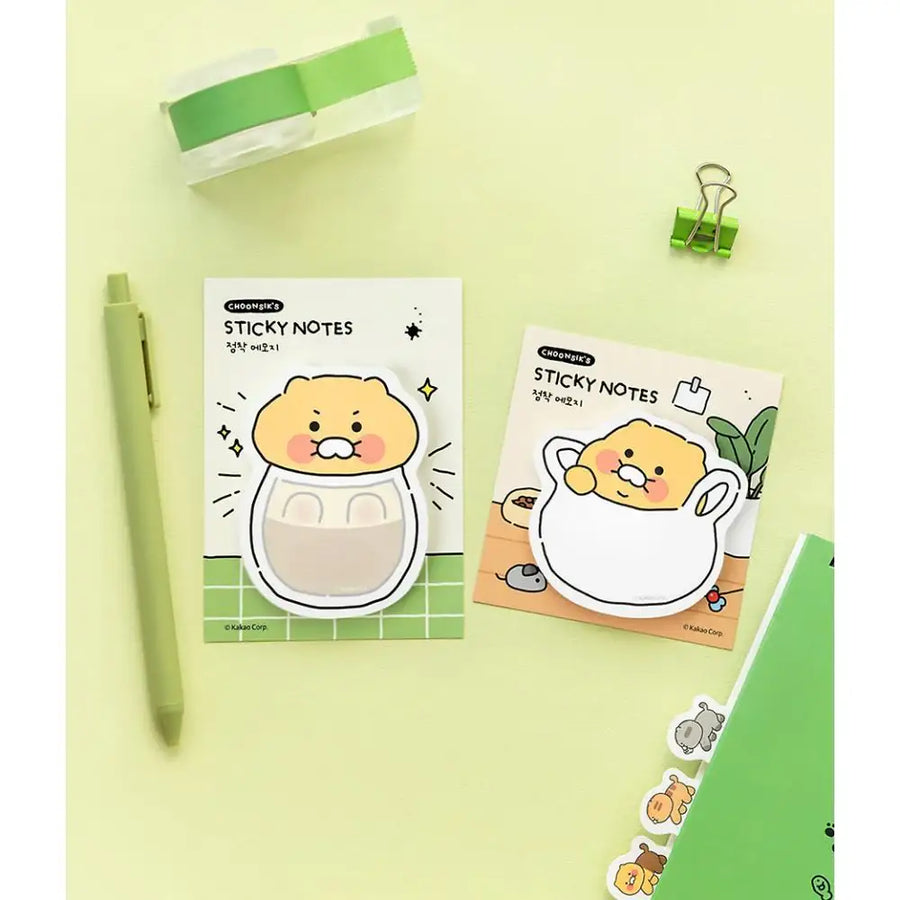 Kakao Friends - Choonsik Ordinary Shape Sticky Note - Kakao Friends - Sticky Notes - Harumio