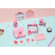 Kakao Friends x Zanmang Loopy - Tin Case & Planner Memo Paper Set - Kakao Friends - Tin Case - Harumio