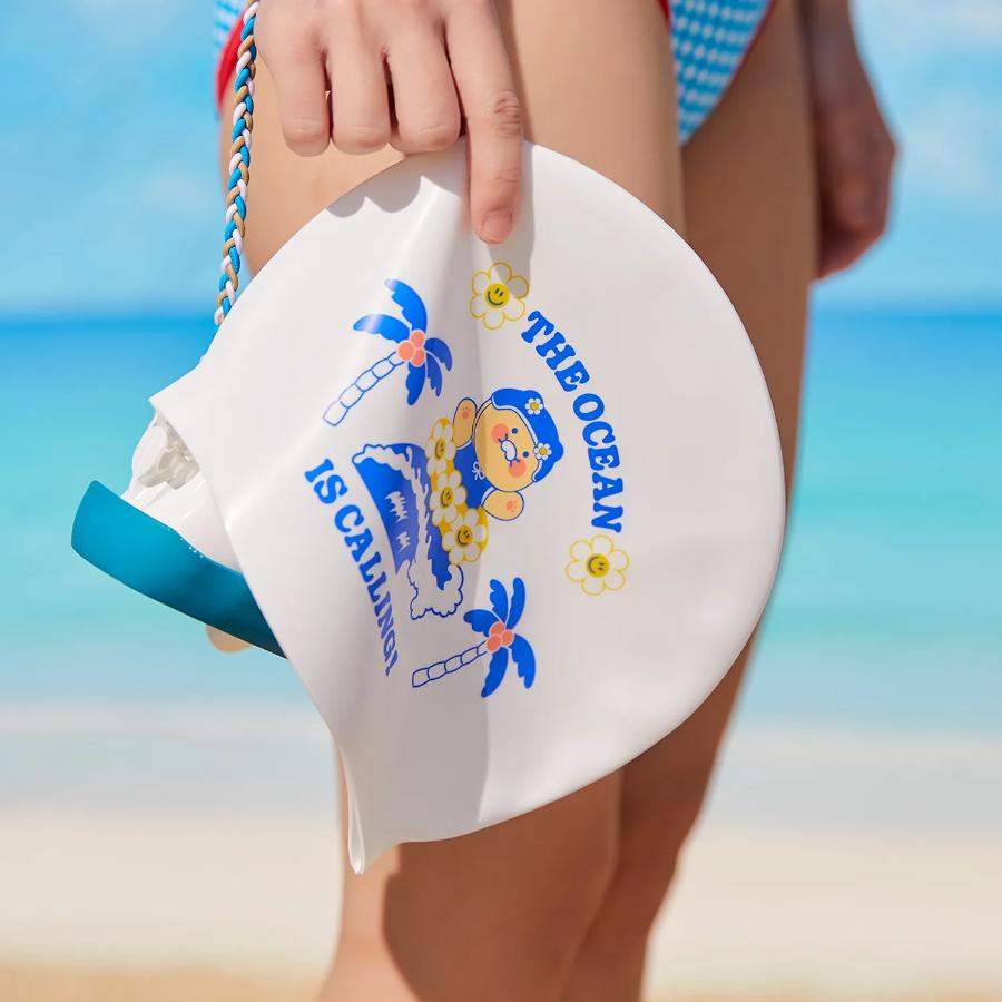 Wiggle Wiggle x Kakao Friends - Choonsik Swimming Cap - Wiggle Wiggle x Kakao Friends - Swimming Cap - Harumio