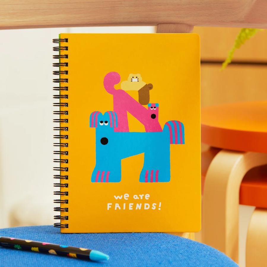 Daye Kim x Kakao Friends - Choonsik Yellow Notebook