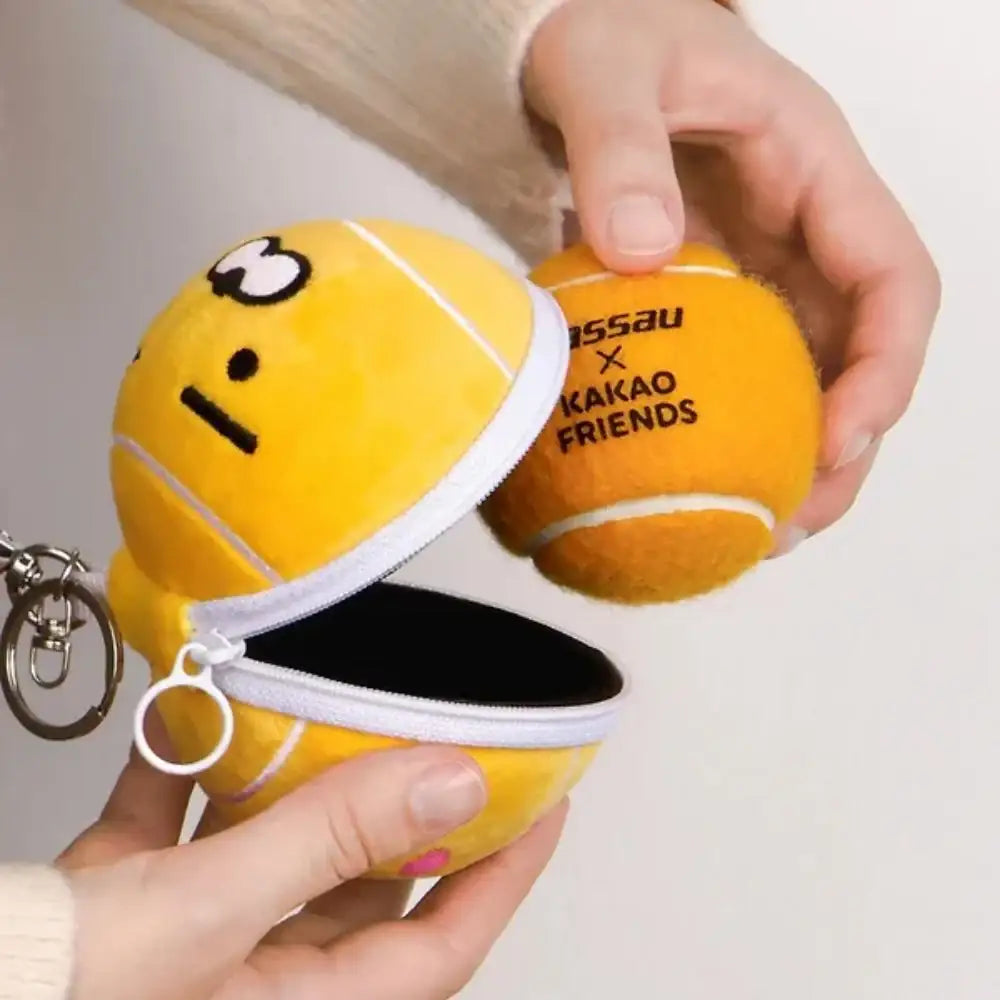 NASSAU x Kakao Friends - Face Tennis Ball Pouch Keyring - NASSAU x Kakao Friends - Keyring - Harumio