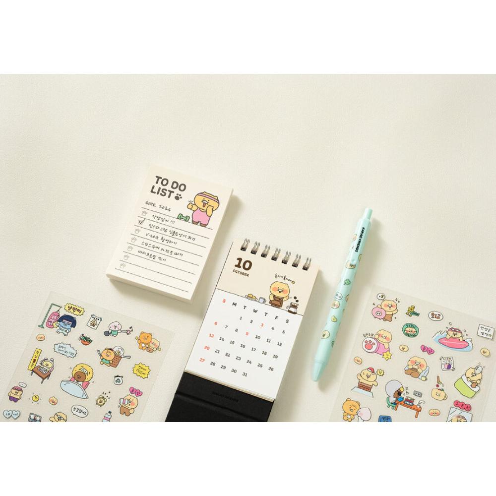 Kakao Friends - 2024 Newborn Weekly Diary & Desk Calendar Set