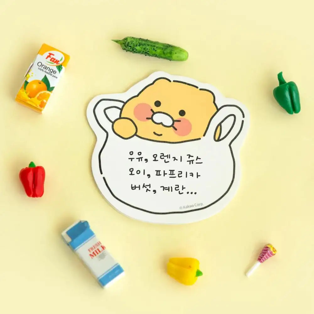 Kakao Friends - Choonsik Ordinary Shape Sticky Note - Kakao Friends - Sticky Notes - Harumio