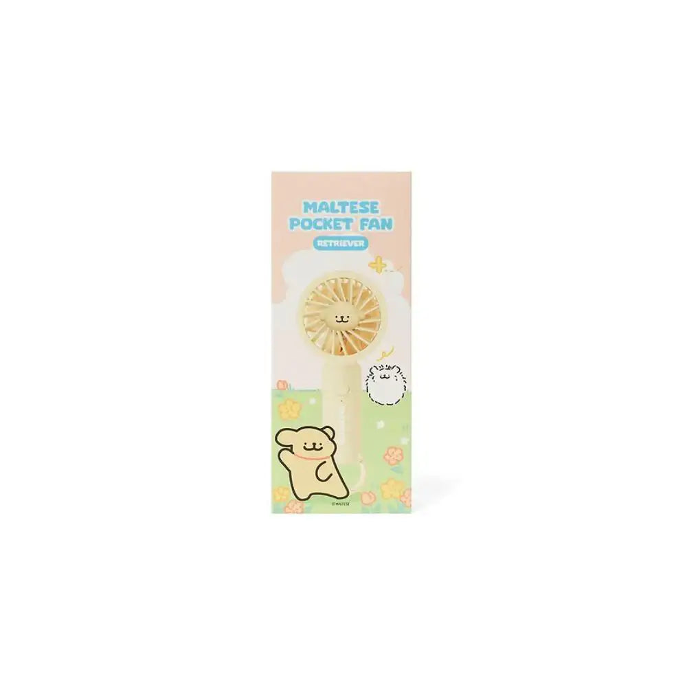 Kakao Friends - Maltese Pocket Fan - Kakao Friends - Fan - Harumio
