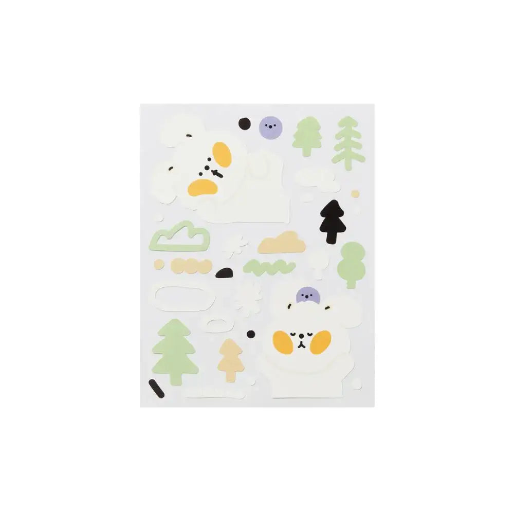 Kakao Friends - AnkokoAnko Nature Forest Deco Sticker