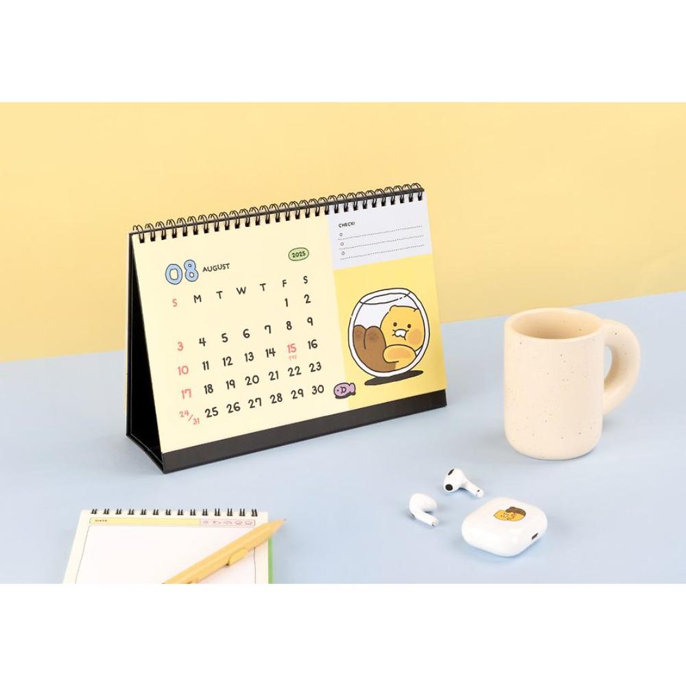 Kakao Friends - Choonsik 2025 Basic Desk Calendar - Kakao Friends - Desk Calendar - Harumio
