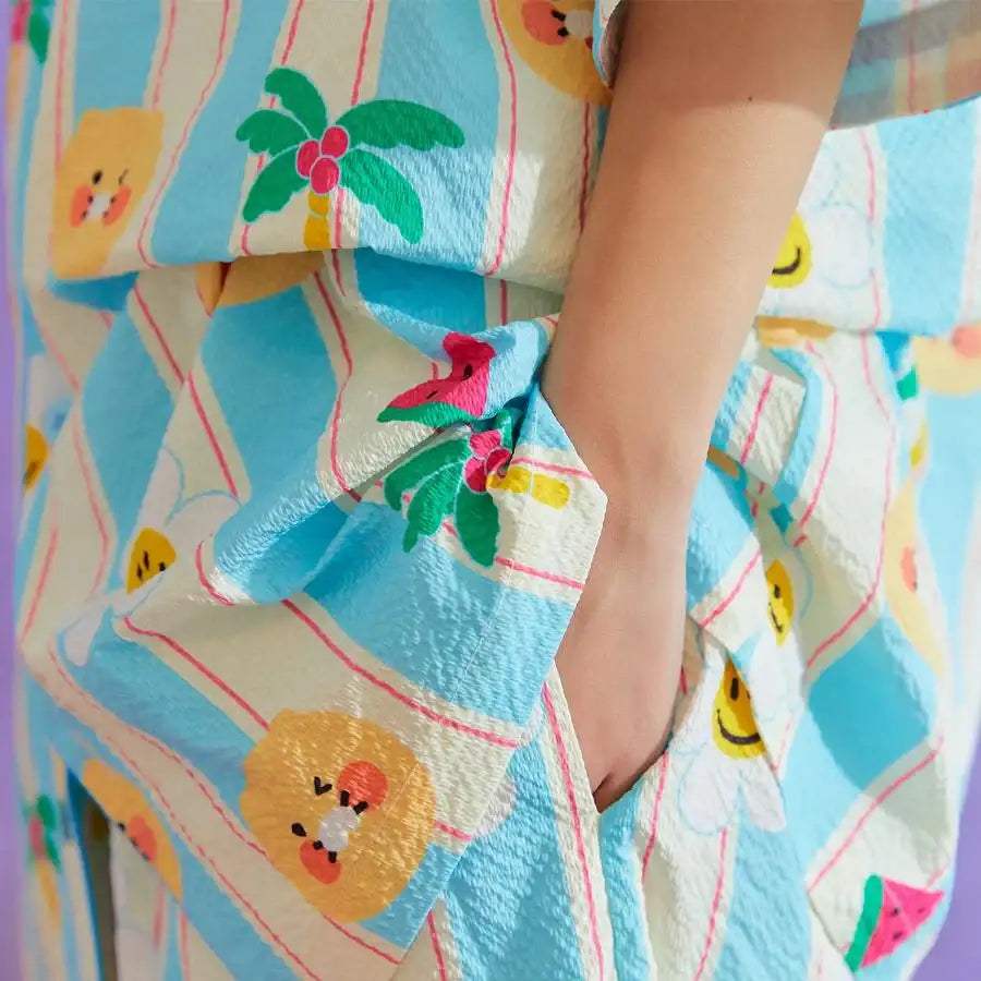Wiggle Wiggle x Kakao Friends - Choonsik Cooling Pajamas Set - Wiggle Wiggle x Kakao Friends - Pajama Set - Harumio