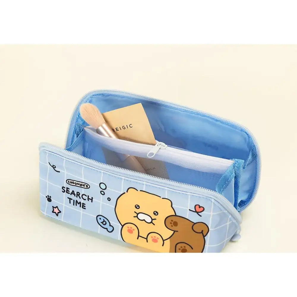 Kakao Friends - Choonsik Ordinary Partition Pouch - Kakao Friends - Pouch - Harumio