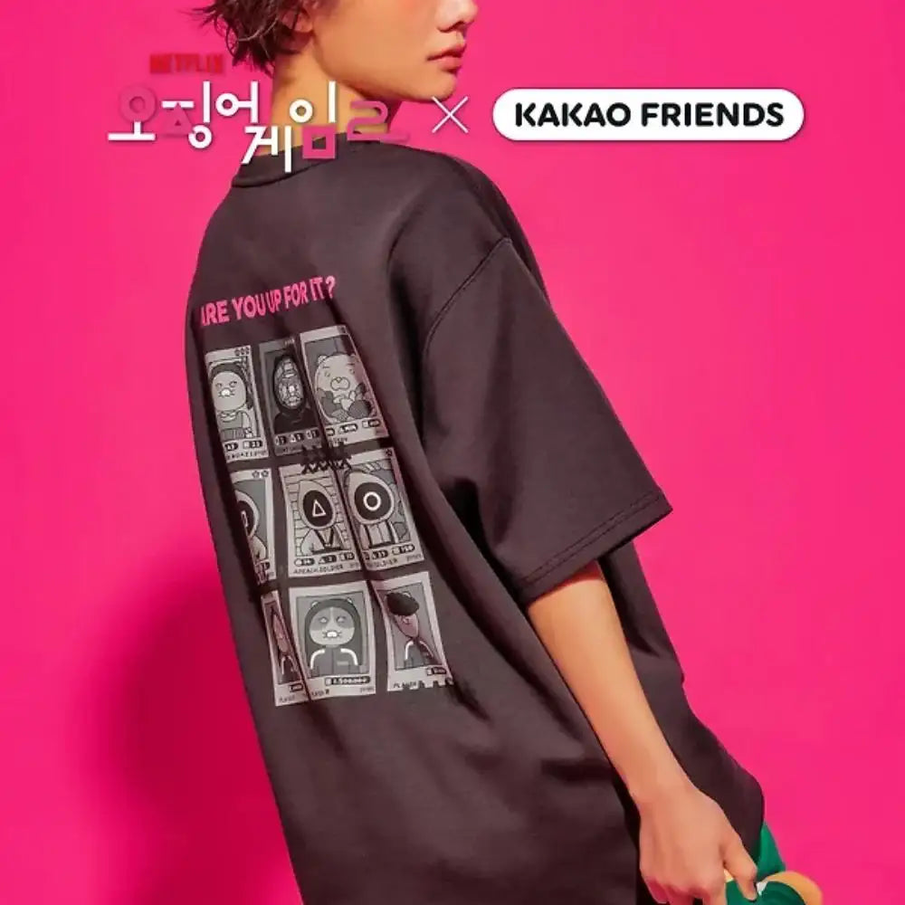 Netflix Squid Game 2 x Kakao Friends - Short Sleeve T-Shirt - Kakao Friends - T-Shirt - Harumio
