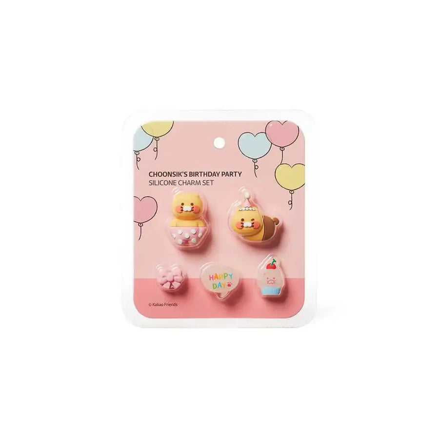 Kakao Friends - Choonsik's Birthday Party Silicone Charm Set - Kakao Friends - Silicon charm - Harumio