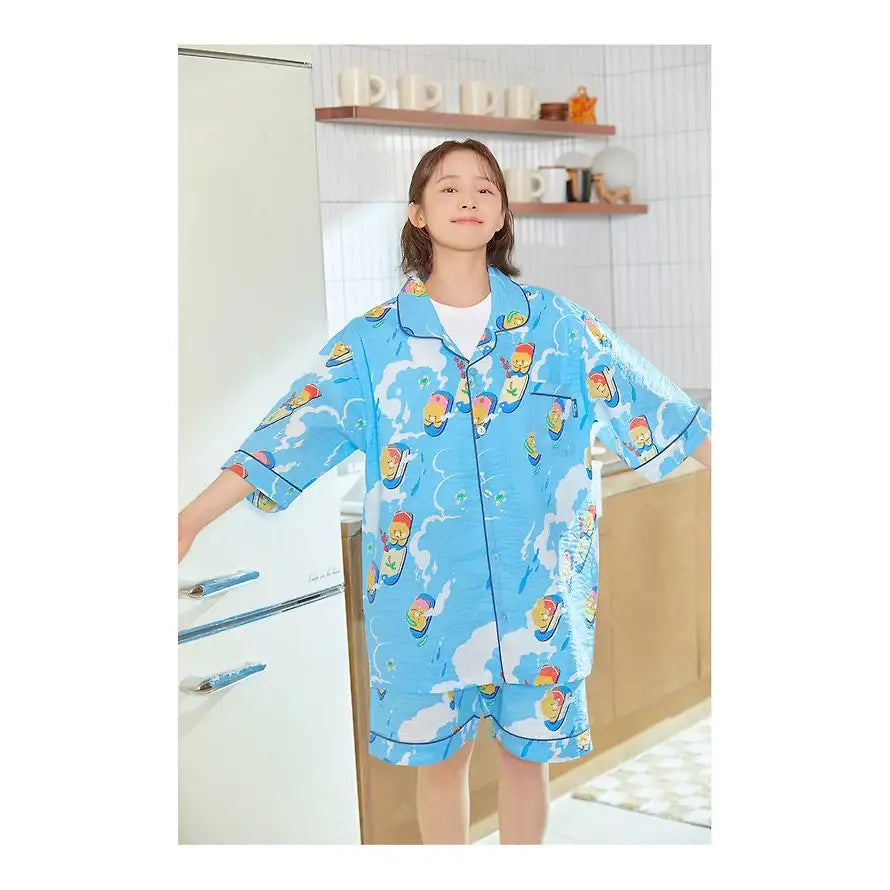 Kakao Friends - Choonsik Summer Holiday Cooling Pajamas Set - Kakao Friends - Pyjamas - Harumio