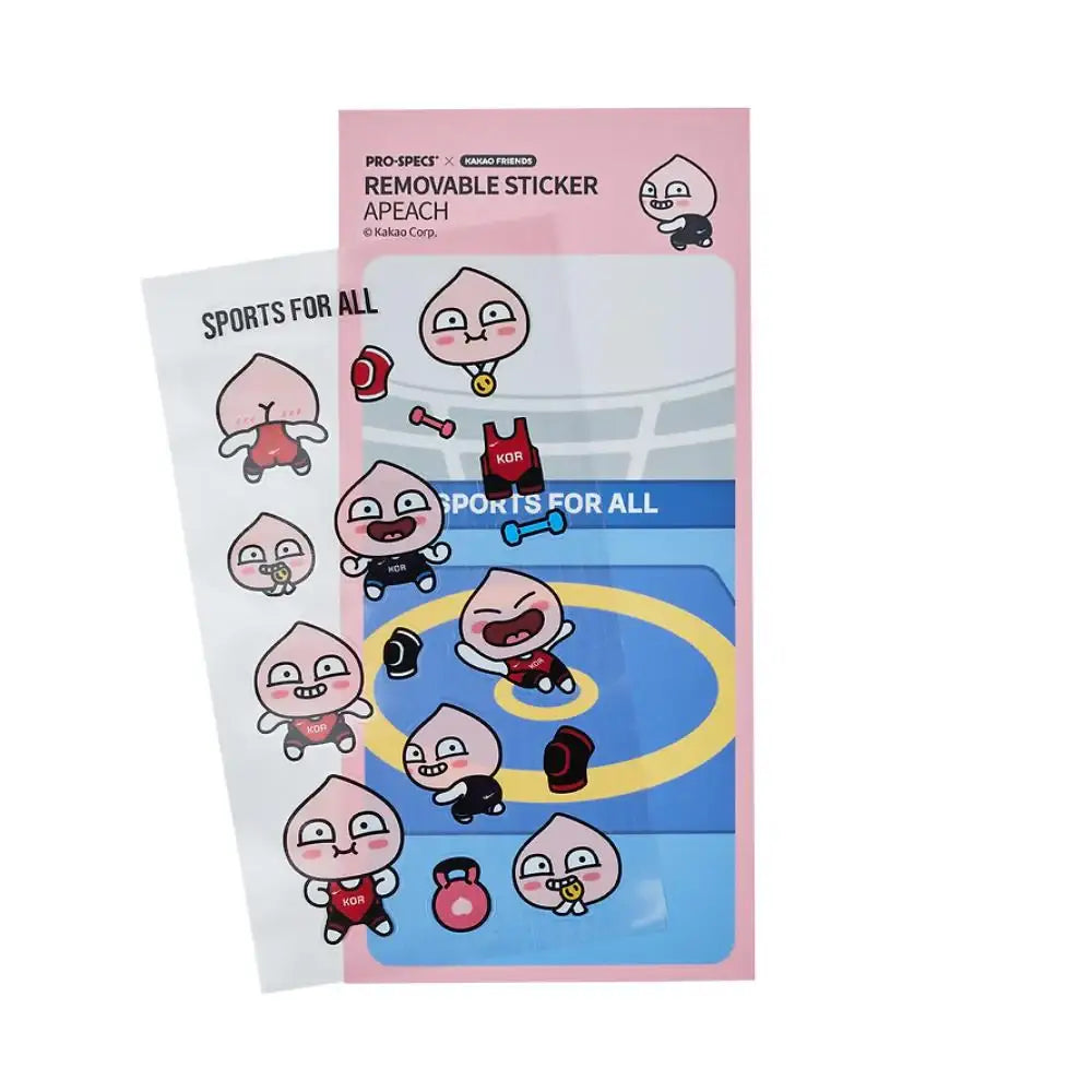 PRO-SPECS x Kakao Friends - Apeach Wrestling Sticker Pack - Kakao Friends - Sticker - Harumio