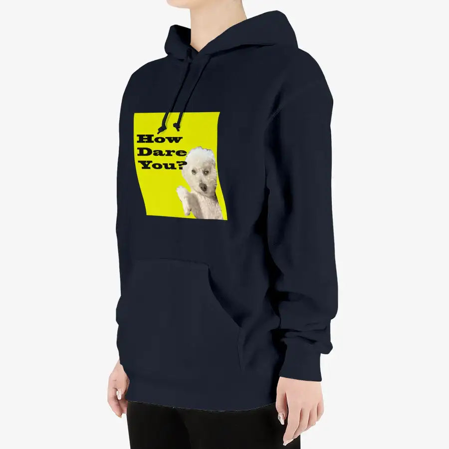 Useless Precious - How Dare You Hooded Sweatshirt - Marpple Shop - Hooded sweatshirt - Harumio