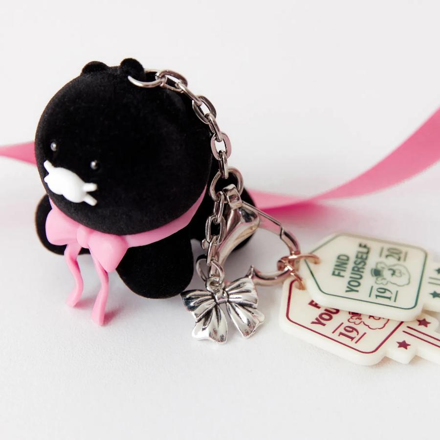 Kakao Friends - Black Choon Figure Keyring (Choonsik)
