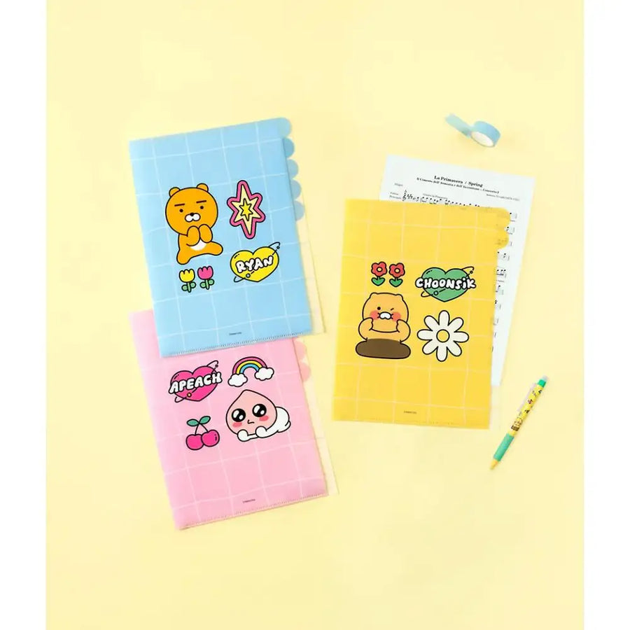 Kakao Friends - Seichee's Friends 5 Pocket File - Kakao Friends - Pocket File - Harumio