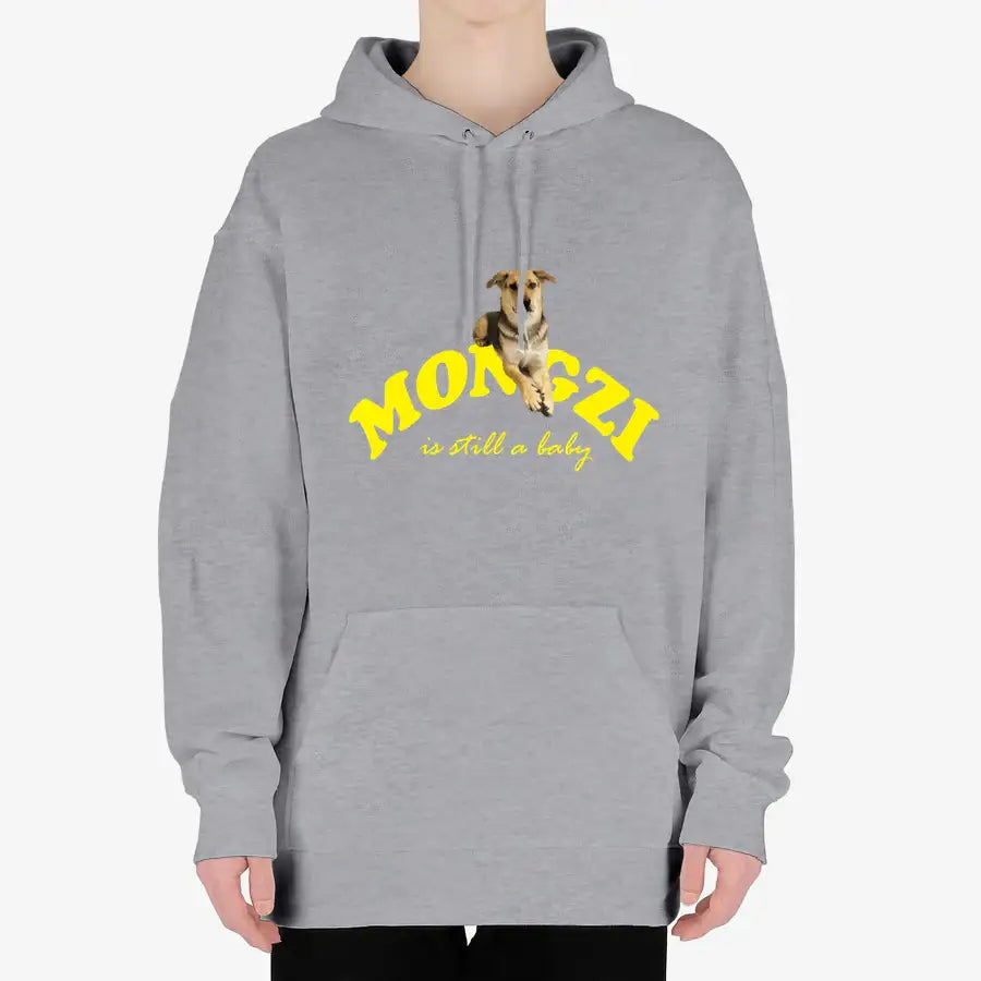 Useless Precious - Mongzi Baby Light Hooded Sweatshirt - Marpple Shop - Hooded sweatshirt - Harumio