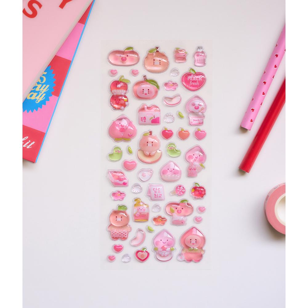 Kakao Friends - Peach Fresh Water Drop Sticker (Friends)