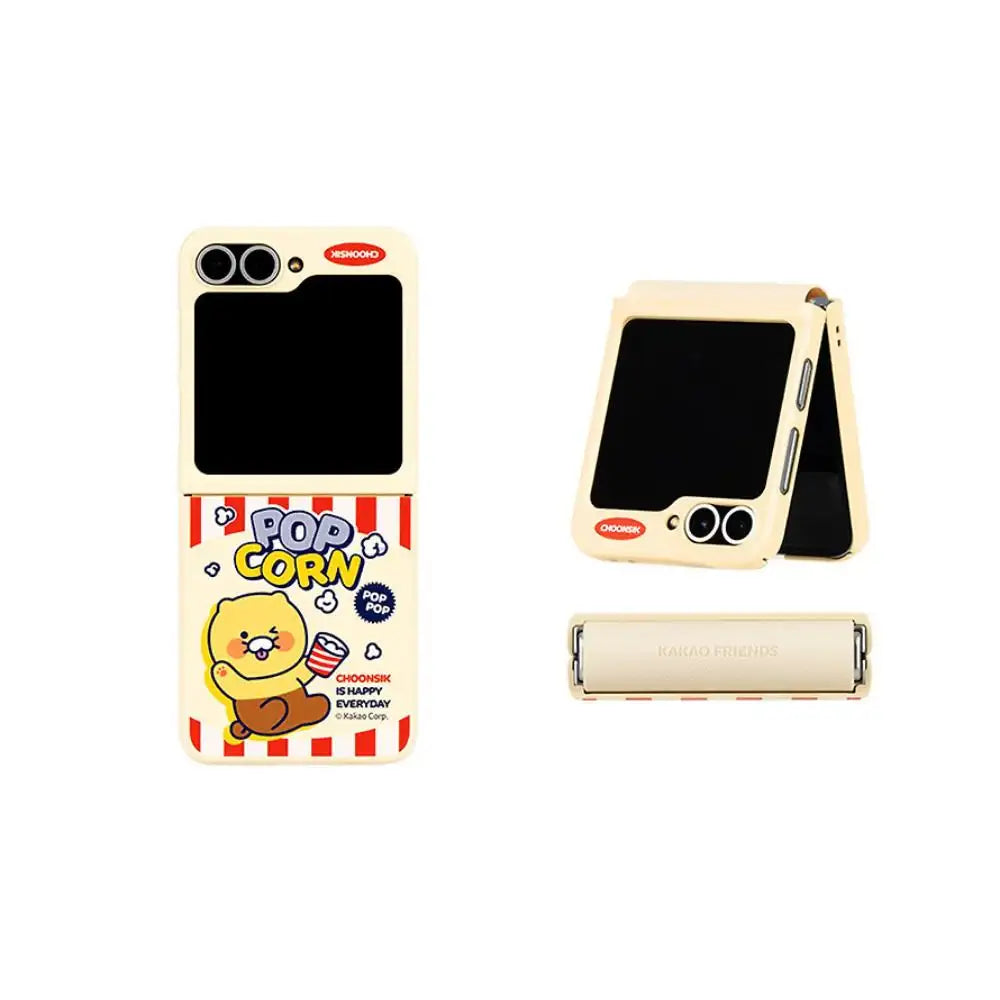 Kakao Friends - Choonsik Snack Magnetic Phone Case (Galaxy Z Flip6) - Kakao Friends - Phone Case - Harumio