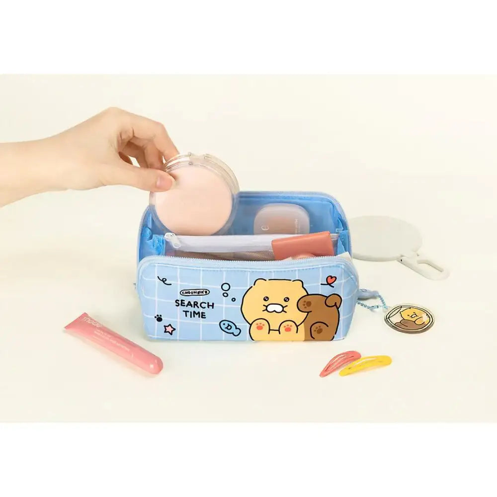 Kakao Friends - Choonsik Ordinary Partition Pouch - Kakao Friends - Pouch - Harumio