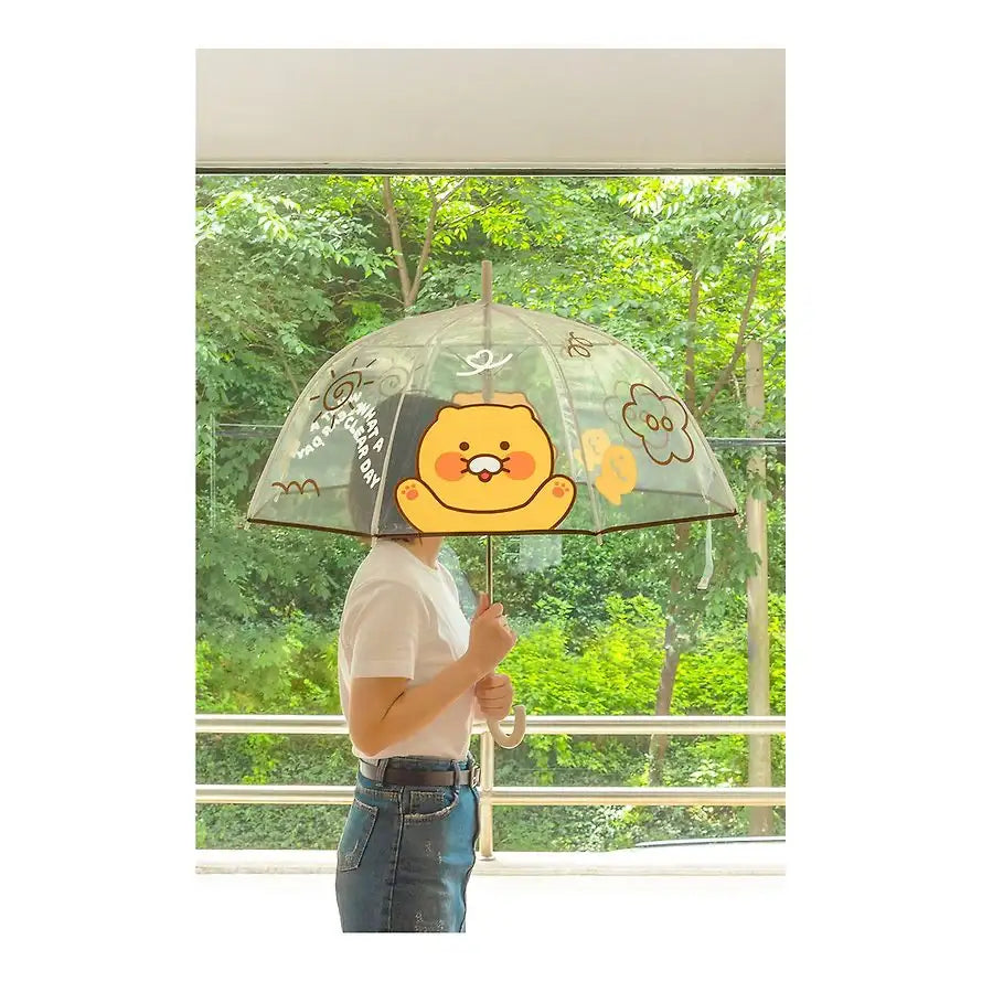 Kakao Friends - Dome-Shaped 8K Transparent Umbrella - Kakao Friends - Umbrella - Harumio