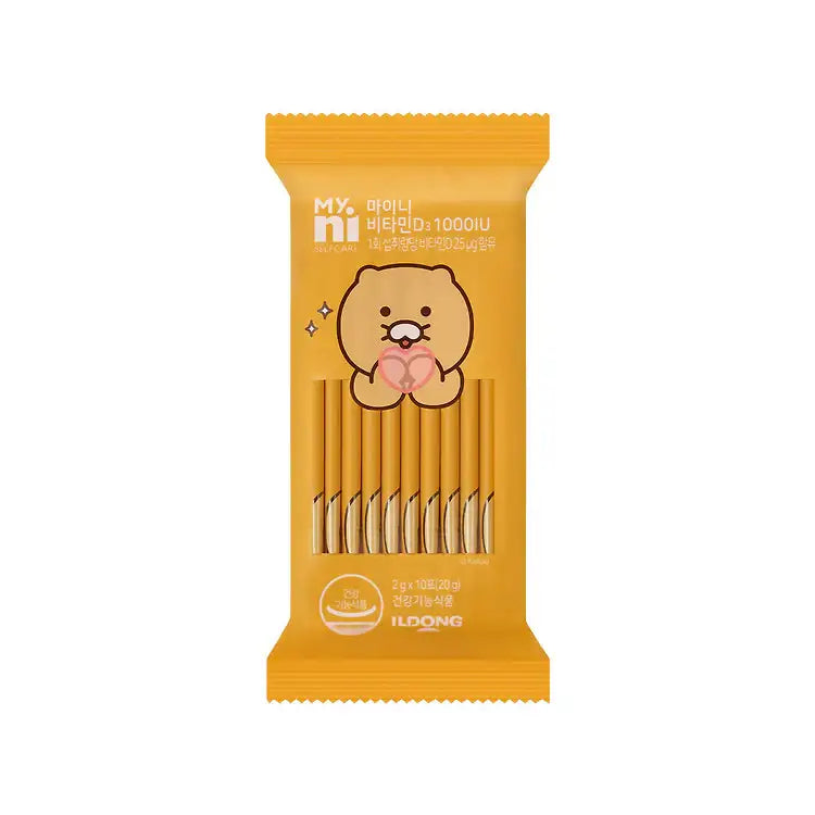 Myni Self Care x Kakao Friends - Choonsik Vitamin D3 1000IU - Kakao Friends - Home & Living, Accessories - Harumio