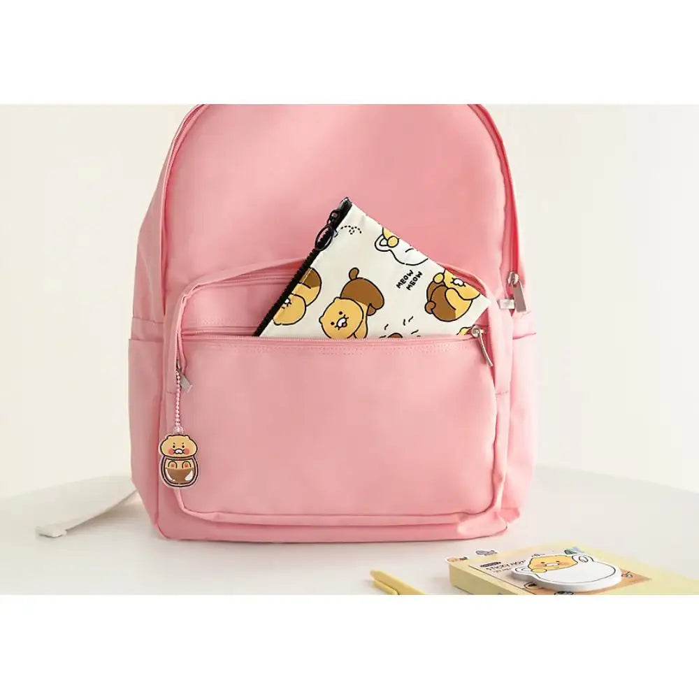 Kakao Friends - Choonsik Ordinary Pattern Flat Pouch - Kakao Friends - Pouches - Harumio