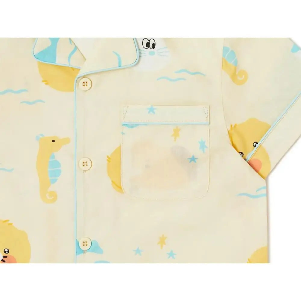 Apricot Studios x Kakao Friends - Choonsik Pajamas Set (Kids) - Kakao Friends - Pajamas - Harumio