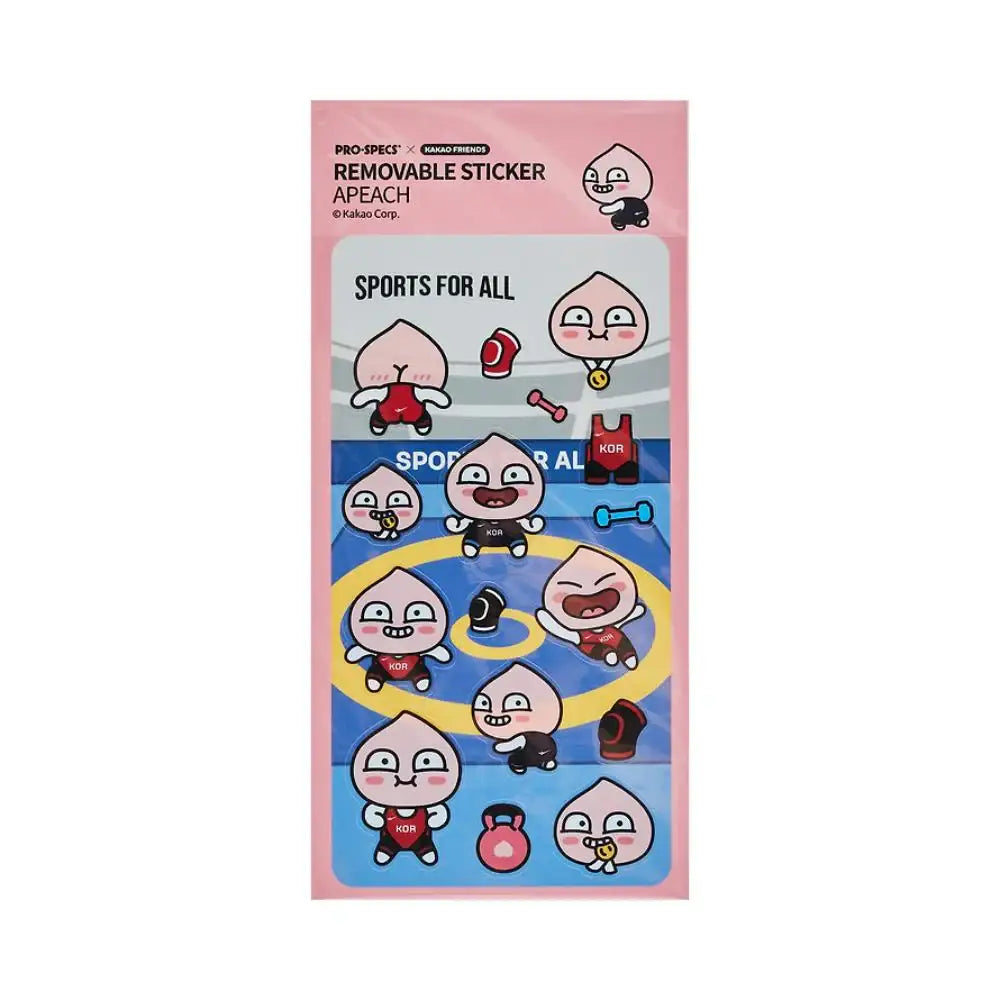 PRO-SPECS x Kakao Friends - Apeach Wrestling Sticker Pack - Kakao Friends - Sticker - Harumio