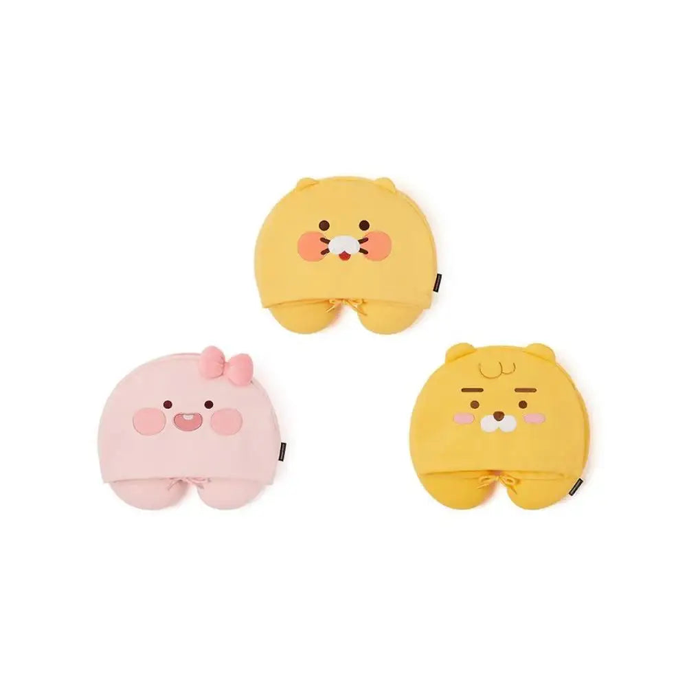 Kakao Friends - Little Friends Hooded Neck Pillow - Kakao Friends - Neck pillow - Harumio