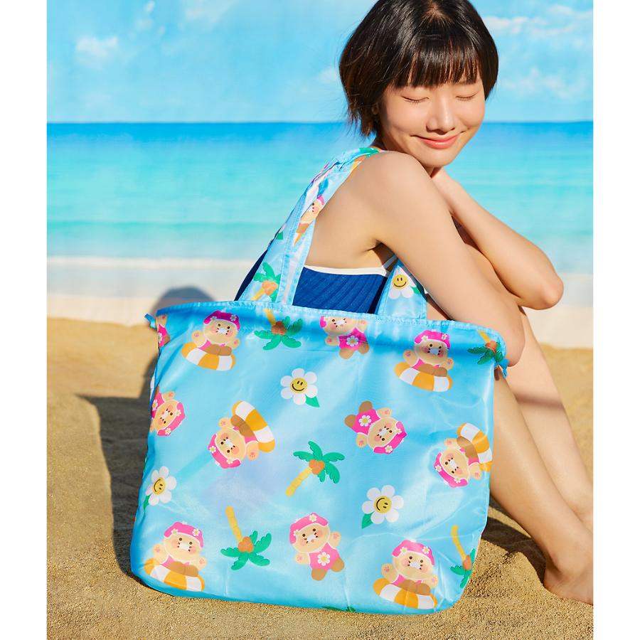 Wiggle Wiggle x Kakao Friends - Choonsik Pocket Shopping Basket - Wiggle Wiggle x Kakao Friends - shopping bag - Harumio